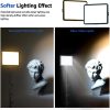 2-Pack LED Video Light Kit, NiceVeedi Studio Light, 2800-6500K Dimmable Photography Lighting Kit with Tripod Stand&Phone Holder, 73" Stream Light for Video Recording, Game Streaming, YouTube… - Image 5