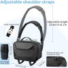 Camera Sling Bag,Waterproof Camera Case with Tripod Holder,DSLR/SLR/Mirrorless Camera Bags Crossbody for photographers-Black - Image 4